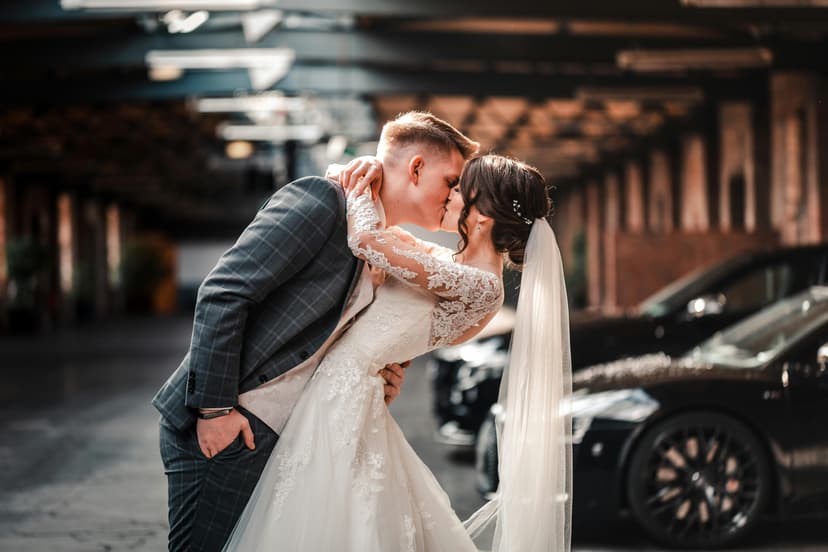 Sunset gold wedding LUT example